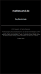 Mobile Screenshot of mattenland.de
